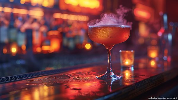 Glace carbonique: magie dans votre cocktail